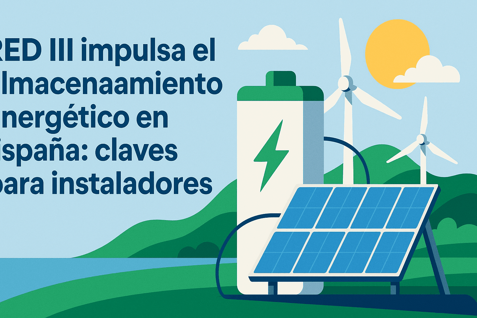 RED III impulsa el almacenamiento energético en España: claves para instaladores