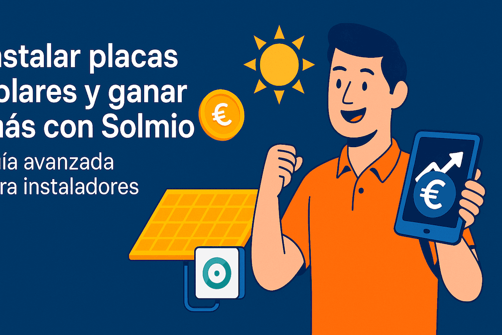 Cómo instalar placas solares y aumentar ingresos con Solmio – Guía avanzada para instaladores