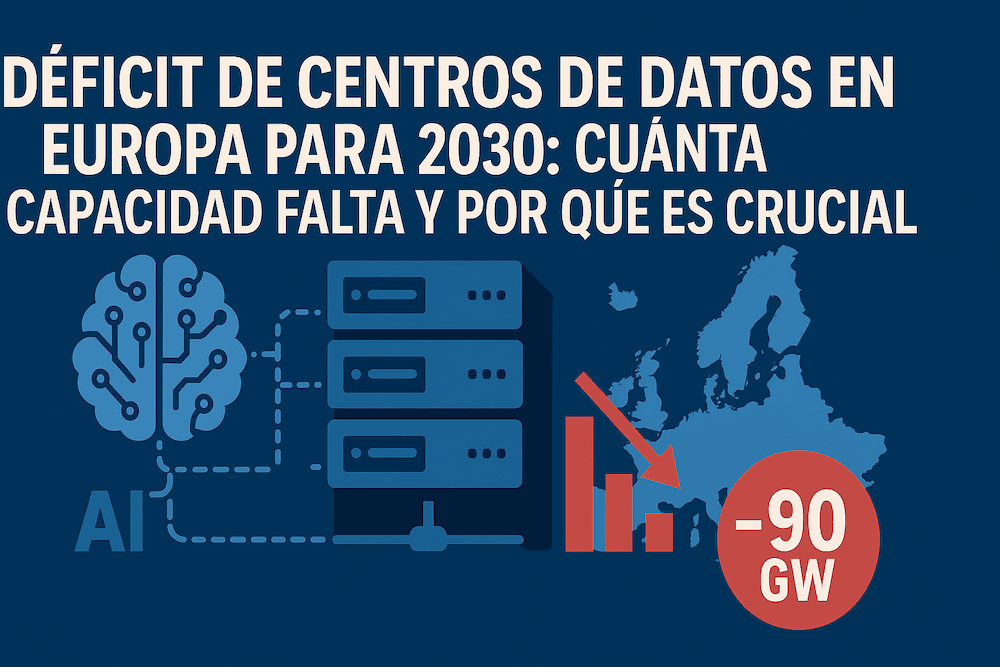 Déficit de Centros de Datos en Europa para 2030: Cuánta Capacidad Falta y Por Qué es Crucial